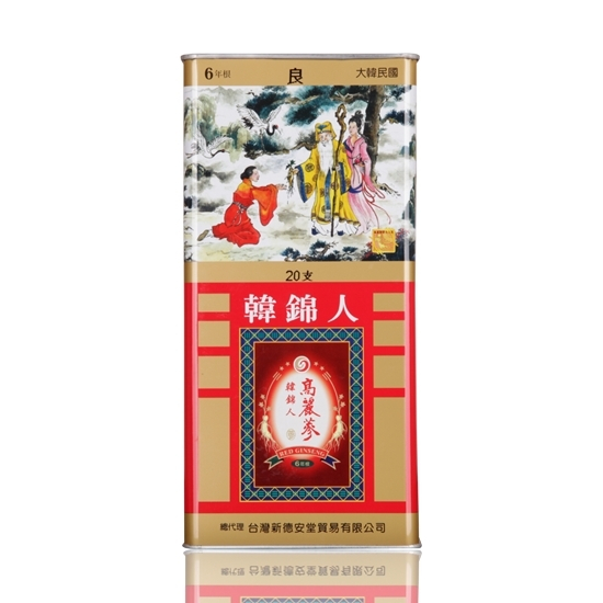 韓錦人高麗蔘 2015年產 20良蔘條（貴賓卡）