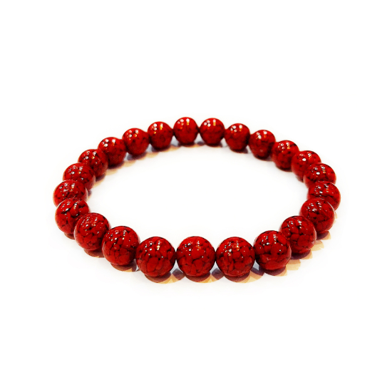 避邪旺運晶體硃砂手串8mm（23顆）