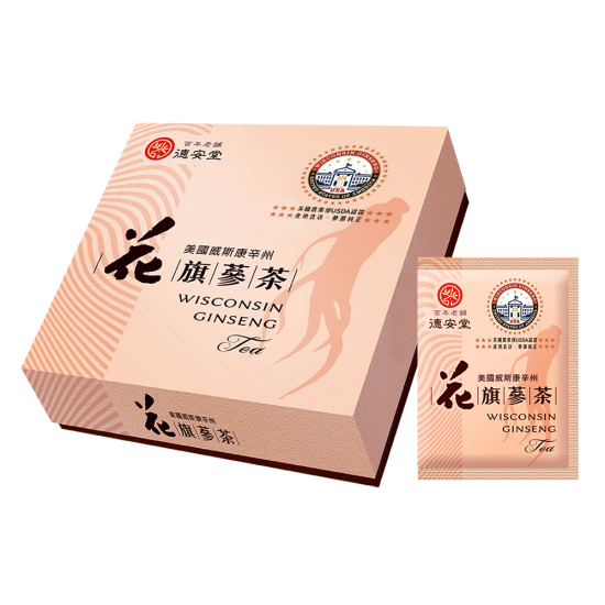 美國農業部認證威斯康辛州花旗蔘茶（1盒）