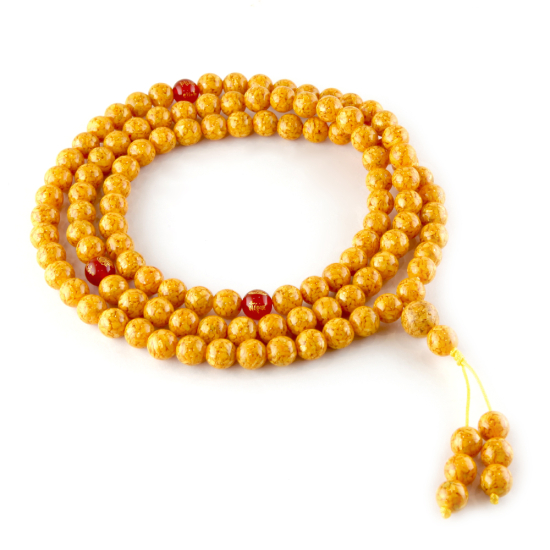 百年老舖德安堂福運相生晶體雄黃108念珠（8mm）