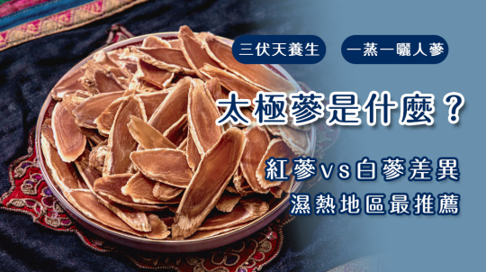 太極蔘是什麼？一次看懂太極蔘與白蔘、紅蔘差異與選購方法