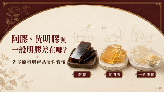 阿膠、黃明膠與一般明膠差在哪？先從原料與產品屬性看懂