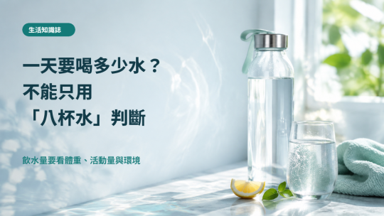 一天要喝多少水？破解「8杯水」迷思，1分鐘看懂每日飲水量｜德安堂