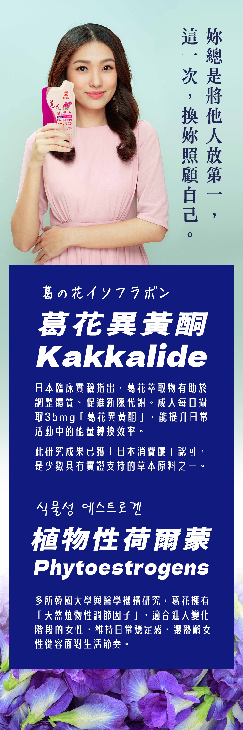 葛花異黃酮｜日韓研究認可